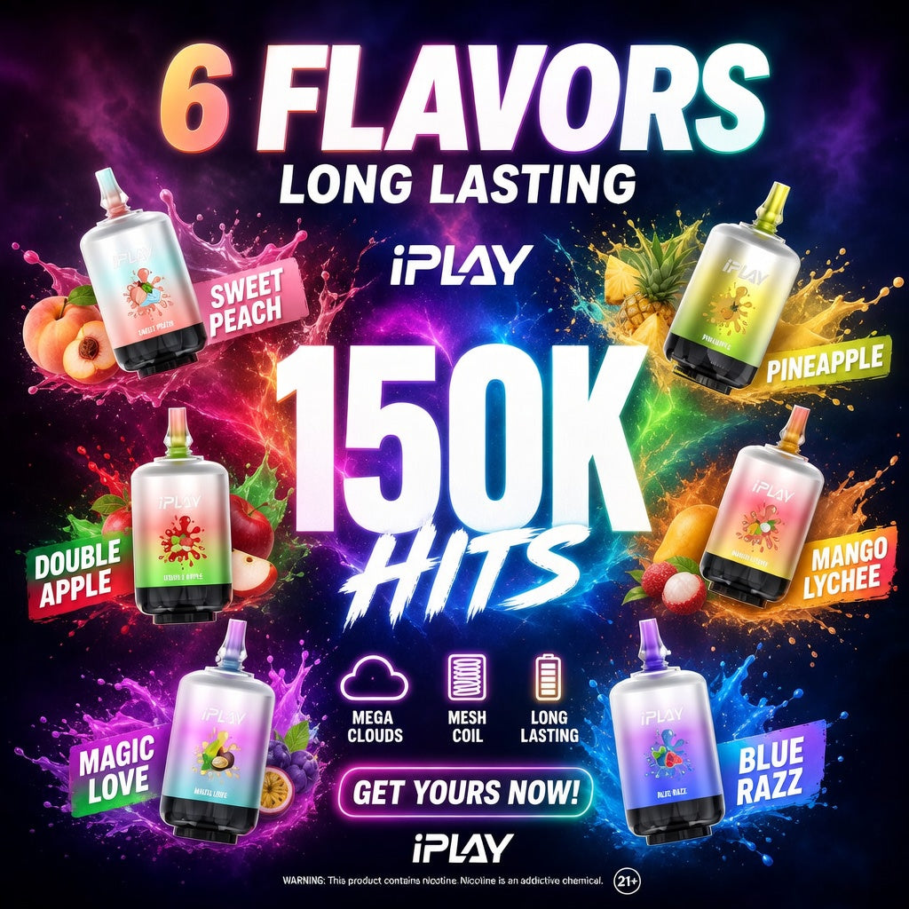 150k Blue Razz iPlay