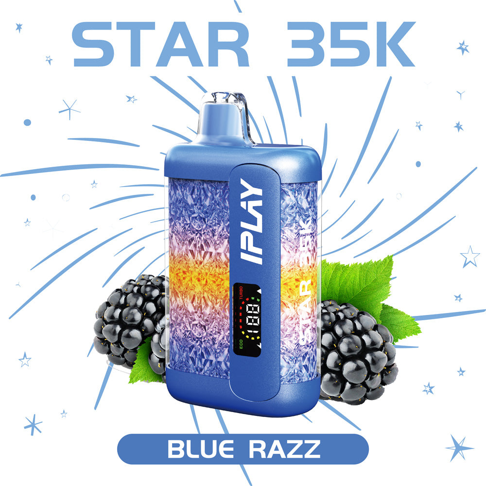 35k Blue Razz iPlay